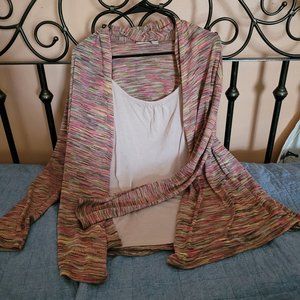 Cato 2-in-1 cami & cardigan, size L